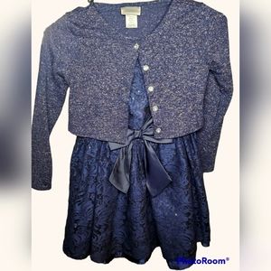 Girl Dress Navy Blue Size Girls 7
